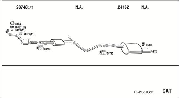 Fonos DCK031086 - Impianto gas scarico autozon.pro