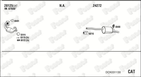 Fonos DCK031130 - Impianto gas scarico autozon.pro