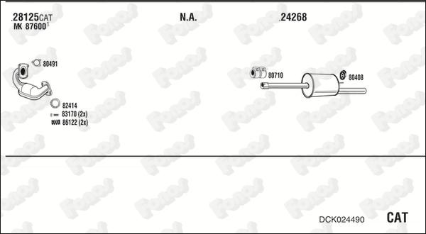 Fonos DCK024490 - Impianto gas scarico autozon.pro