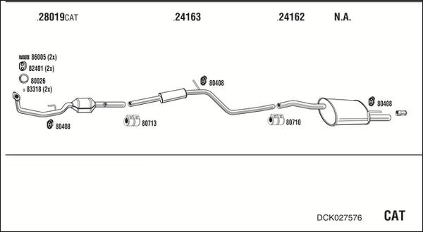 Fonos DCK027576 - Impianto gas scarico autozon.pro