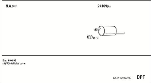 Fonos DCK126627D - Impianto gas scarico autozon.pro