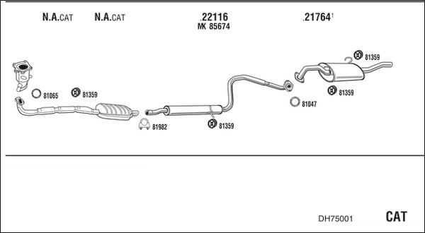 Fonos DH75001 - Impianto gas scarico autozon.pro