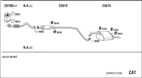 Fonos DWK017236 - Impianto gas scarico autozon.pro