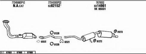 Fonos FI61174 - Impianto gas scarico autozon.pro