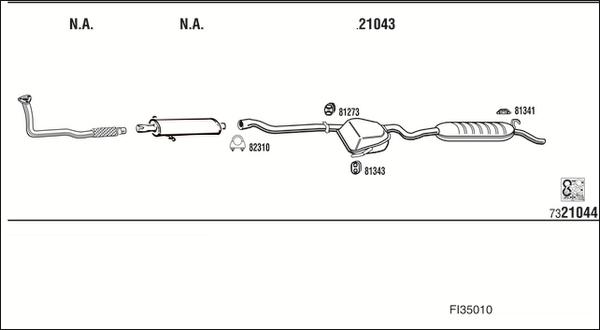 Fonos FI35010 - Impianto gas scarico autozon.pro