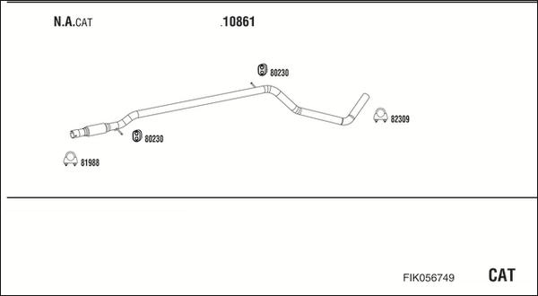 Fonos FIK056749 - Impianto gas scarico autozon.pro