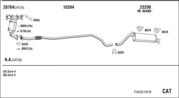 Fonos FIK001878 - Impianto gas scarico autozon.pro