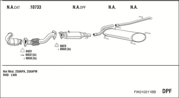 Fonos FIK010211BB - Impianto gas scarico autozon.pro