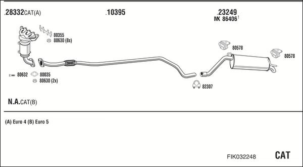 Fonos FIK032248 - Impianto gas scarico autozon.pro