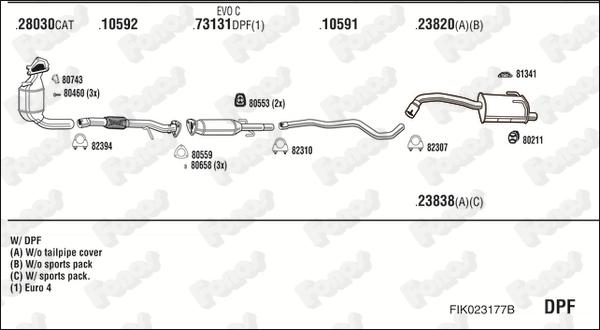 Fonos FIK023177B - Impianto gas scarico autozon.pro