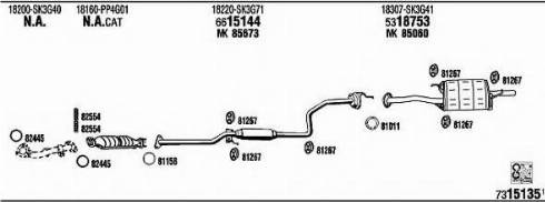 Fonos HO80011 - Impianto gas scarico autozon.pro