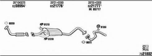 Fonos HY70006 - Impianto gas scarico autozon.pro