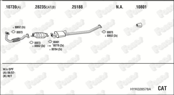 Fonos HYK028578A - Impianto gas scarico autozon.pro