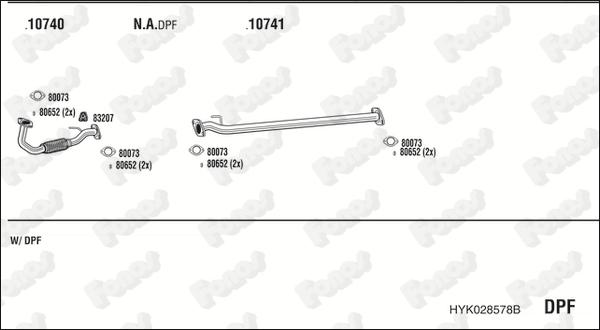 Fonos HYK028578B - Impianto gas scarico autozon.pro