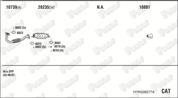 Fonos HYK028577A - Impianto gas scarico autozon.pro