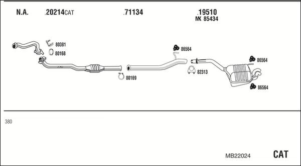 Fonos MB22024 - Impianto gas scarico autozon.pro