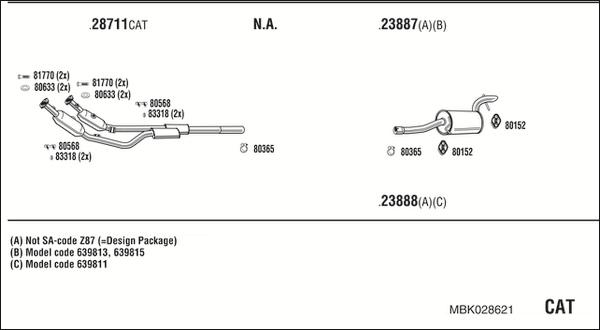 Fonos MBK028621 - Impianto gas scarico autozon.pro