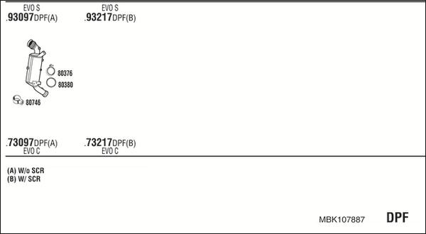 Fonos MBK107887 - Impianto gas scarico autozon.pro