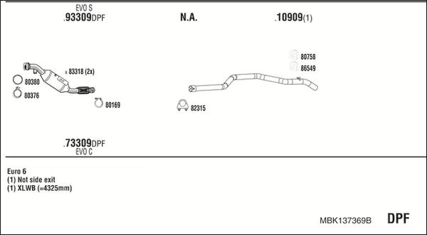 Fonos MBK137369B - Impianto gas scarico autozon.pro