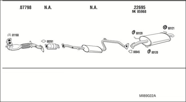 Fonos MI89022A - Impianto gas scarico autozon.pro