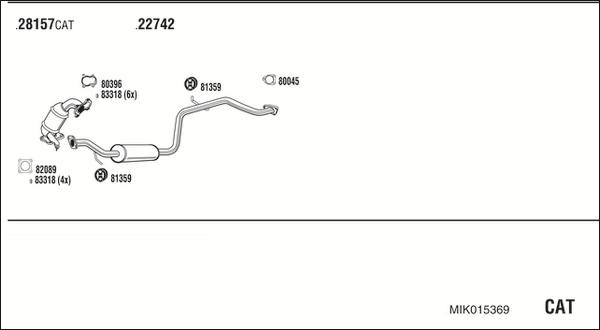 Fonos MIK015369 - Impianto gas scarico autozon.pro