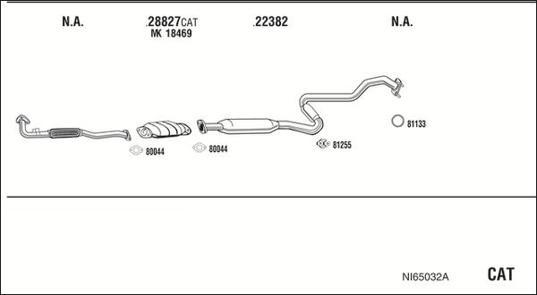 Fonos NI65032A - Impianto gas scarico autozon.pro