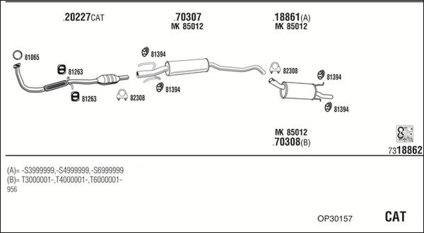 Fonos OP30157 - Impianto gas scarico autozon.pro