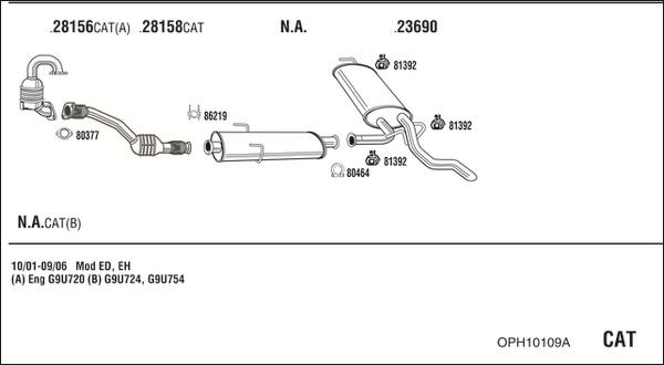 Fonos OPH10109A - Impianto gas scarico autozon.pro