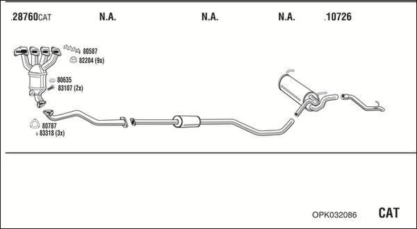 Fonos OPK032086 - Impianto gas scarico autozon.pro