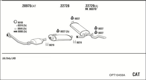 Fonos OPT10459A - Impianto gas scarico autozon.pro