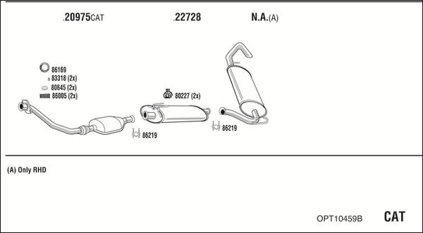 Fonos OPT10459B - Impianto gas scarico autozon.pro