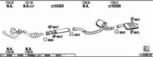 Fonos PE60513 - Impianto gas scarico autozon.pro