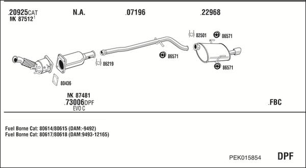 Fonos PEK015854 - Impianto gas scarico autozon.pro