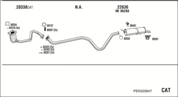 Fonos PEK020847 - Impianto gas scarico autozon.pro