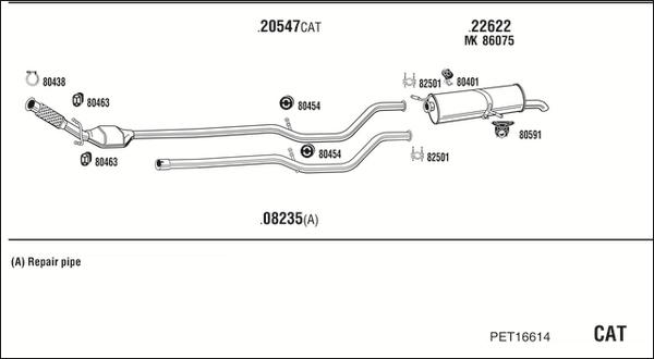 Fonos PET16614 - Impianto gas scarico autozon.pro