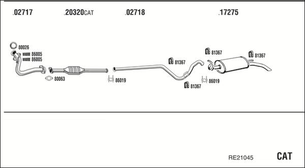 Fonos RE21045 - Impianto gas scarico autozon.pro