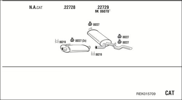 Fonos REK015709 - Impianto gas scarico autozon.pro