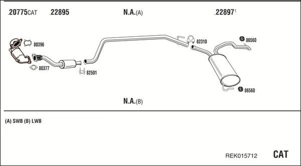 Fonos REK015712 - Impianto gas scarico autozon.pro