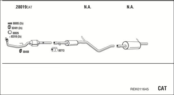 Fonos REK011645 - Impianto gas scarico autozon.pro