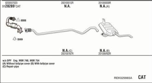 Fonos REK029965A - Impianto gas scarico autozon.pro