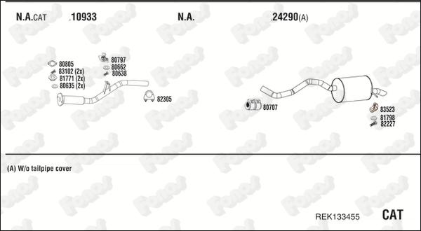 Fonos REK133455 - Impianto gas scarico autozon.pro