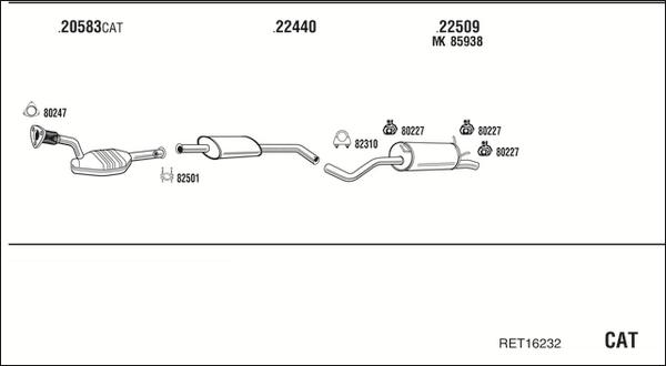 Fonos RET16232 - Impianto gas scarico autozon.pro