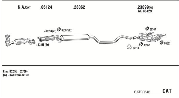 Fonos SAT20646 - Impianto gas scarico autozon.pro