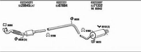 Fonos SKT19227 - Impianto gas scarico autozon.pro