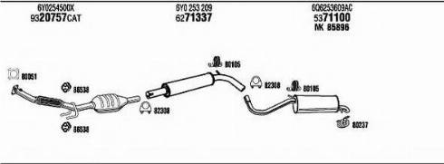 Fonos SK30022 - Impianto gas scarico autozon.pro