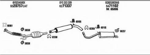 Fonos SK30024 - Impianto gas scarico autozon.pro