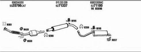 Fonos SK30028 - Impianto gas scarico autozon.pro