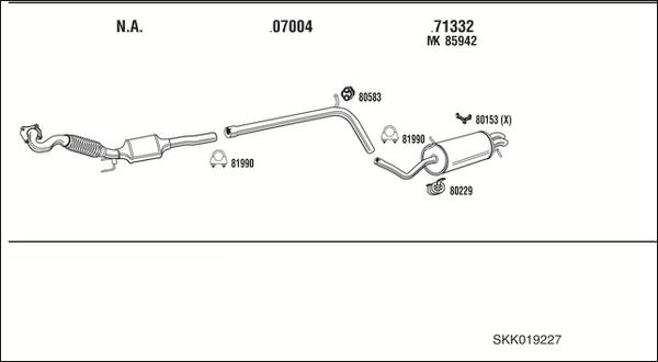 Fonos SKK019227 - Impianto gas scarico autozon.pro