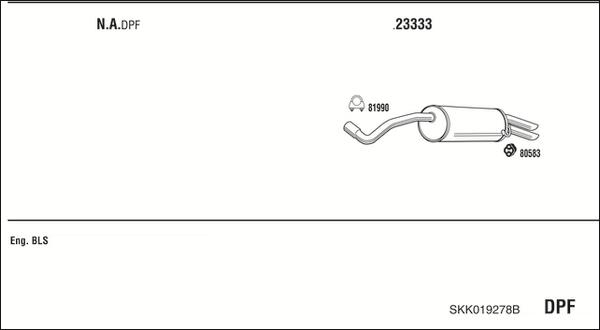 Fonos SKK019278B - Impianto gas scarico autozon.pro