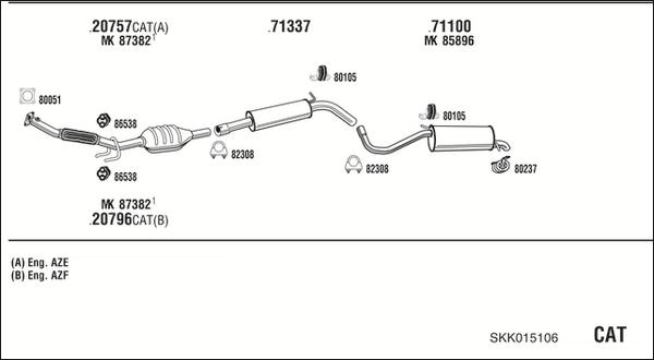 Fonos SKK015106 - Impianto gas scarico autozon.pro